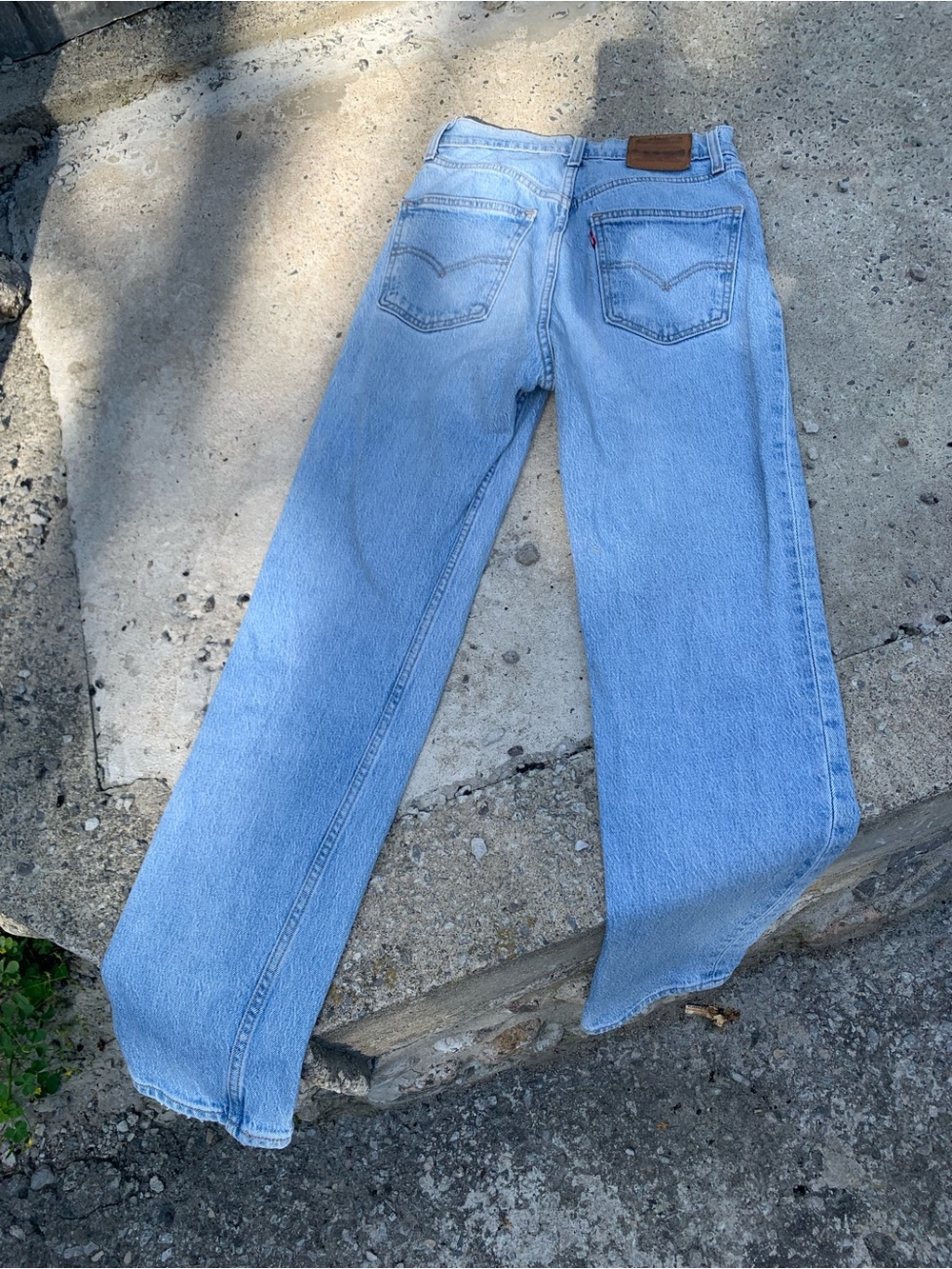 Levi's 70s High Straight Leg High Rise Light Wash Jeans W25 L29 - Picture 3 of 14